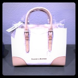 White Dooney & Bourke Patent Janine Purse